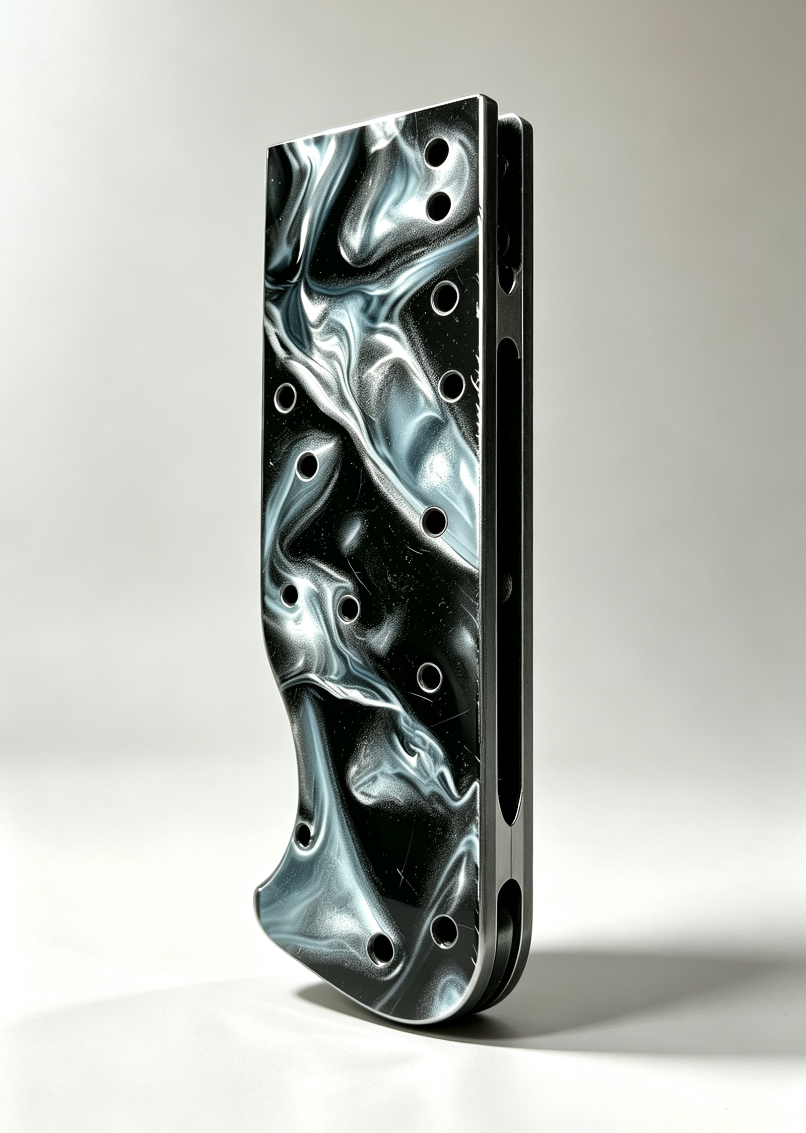 Acrylic Knife Handle Material Thick Pearlescent Marbled Acrylic Sheet Blanks for Kitchen Knife