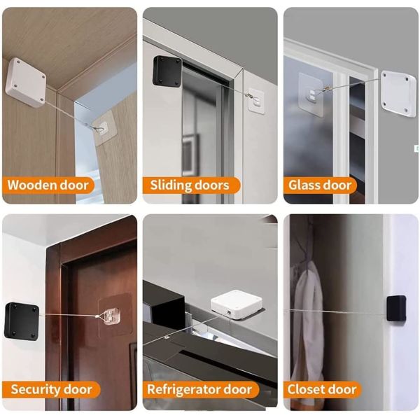 40KG Auto Door Closer Concealed Punch Free Compact For Hotel House