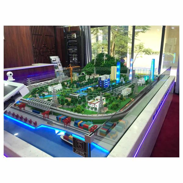 Residential Urban Model Architecture 1:100 Scale Model With Parks Roads Water Features