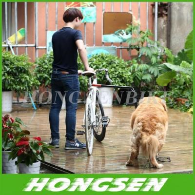Retractable & Rotatable Dog Bicycle Leash Bike Lead Attachment Removable Springy