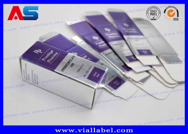 Laser Colorful  Peptide Hologram Boxes For Healthcare Packing Embossing / Anti - Fake