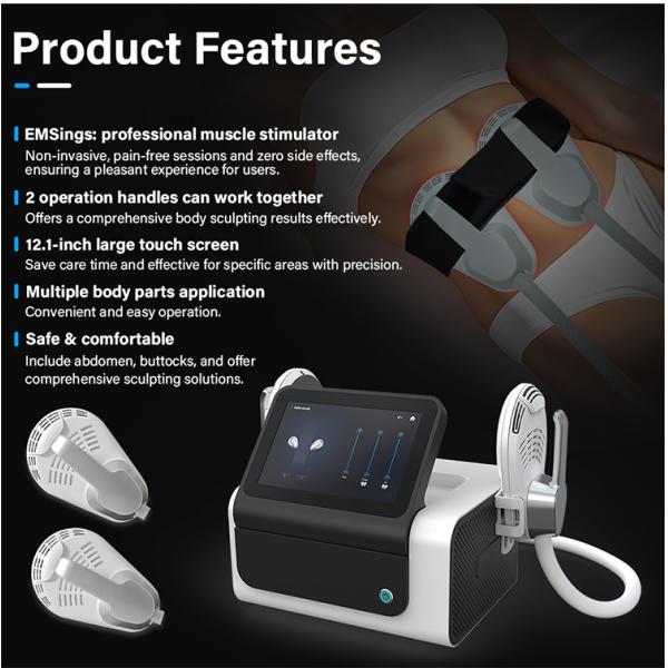 Portable 2 Handles Skin Firming Emssing Body-sculpting Machine