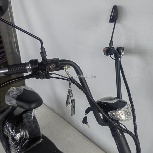 18 inch Adult Unisex Chopper Electric Scooter with Rear Hub Motor and Single Speed