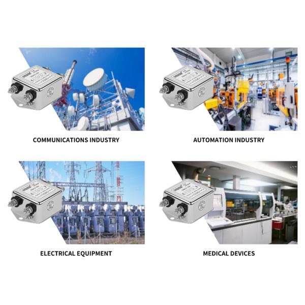 DBA3 Болт однофазный источник питания Шумный фильтр AC 220VAC 40a