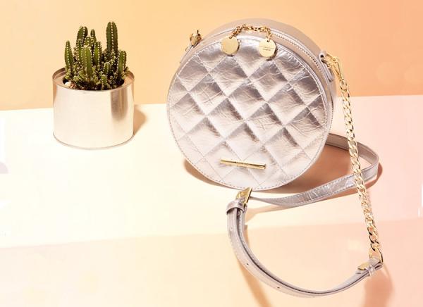 Small round new Korean version of joker women's bag fashion chain style one-shoulder cross-body bags
