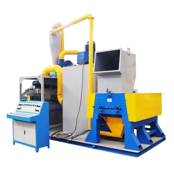 Machine de séparation du cuivre et du plastique certifiée CE de 95 kW pour le recyclage des câbles de communication