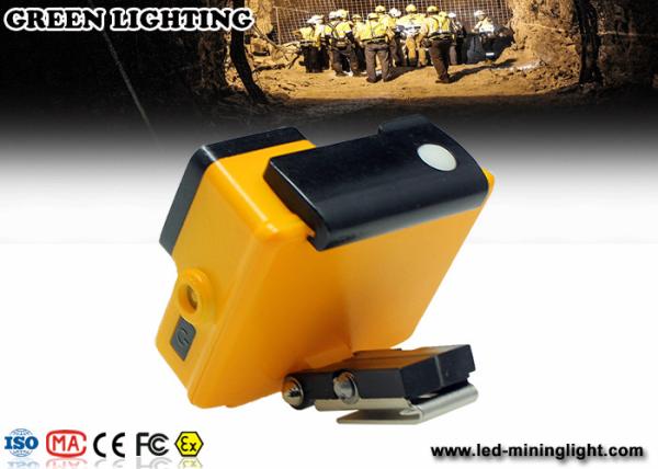 8000 Lux Fire Proof Led Mining Helmet Lamp With 18650 Battery , High Brightness