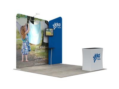 Folding Trade Show Booth Displays , Conference Exhibit Displays 3X3 No Plastic