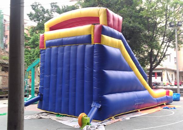Big Double Lane Commercial Inflatable Water Slide With Pool Made Of  0.5mm PVCTarpaulin