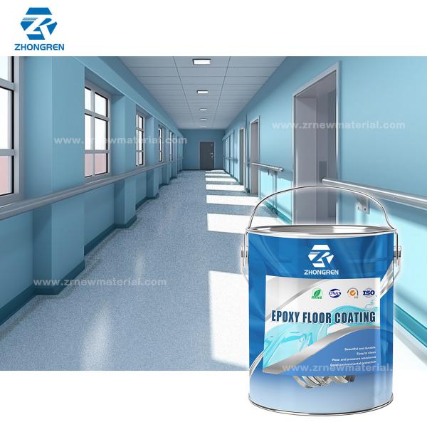 OEM Multi Color Sand Epoxy Floor Coating With Clear Epoxy Resin Industrial Paint