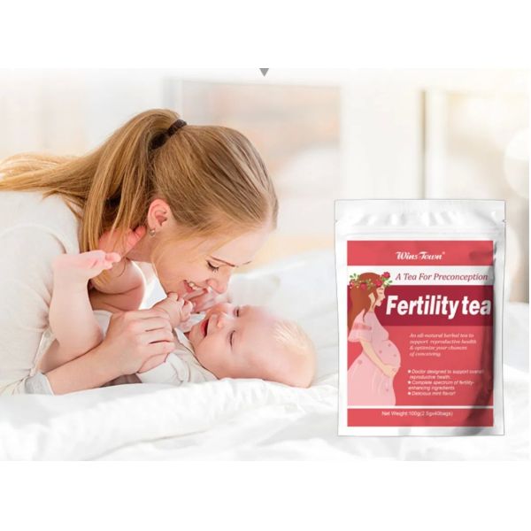 Organic Herbal Blend Female Fertility Tea With 40 Sachets/Bag For Warm Uterine Comfort