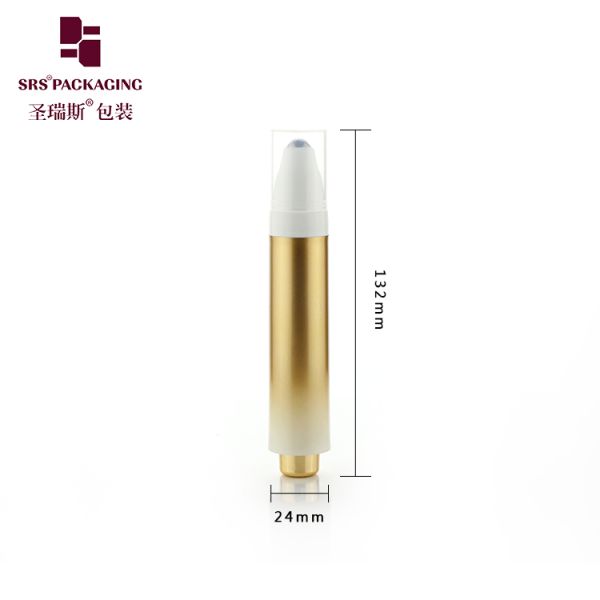 Wholesale Custom Colored Roller Bottle With Stainless Steel Ball 10ml Airless Bottle With Roll on Applicator