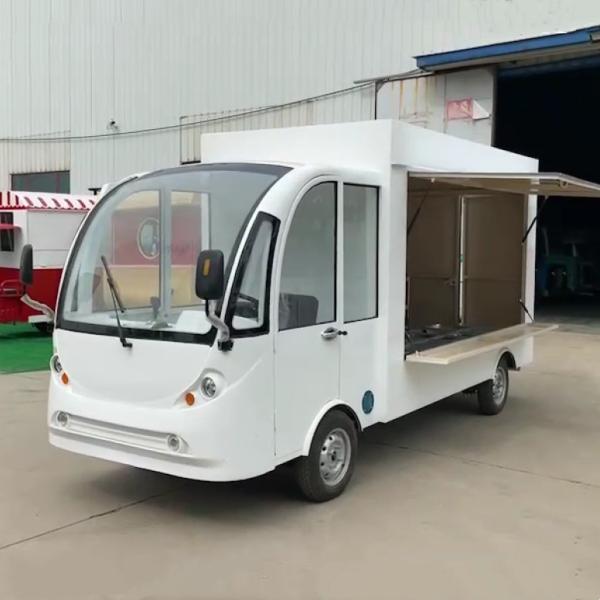 Outdoor Street Food Cart Electric Mobile Fast Food Snack Catering Bus Boutique Truck
