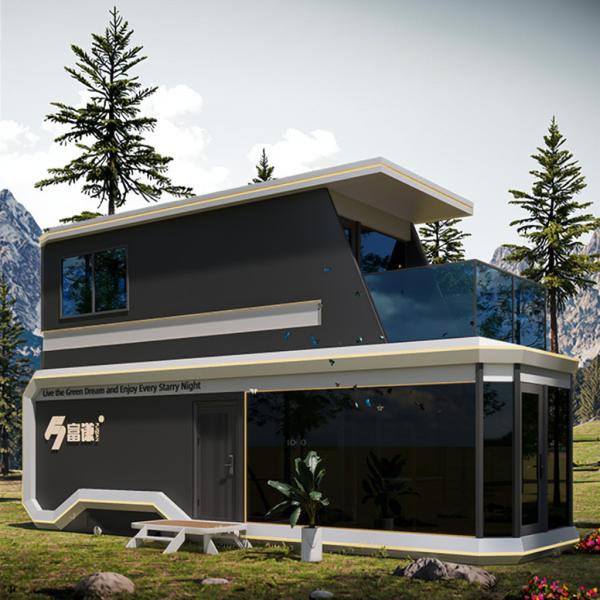 Maison Capsule de luxe préfabriquée / Container Capsule Hotel 11,5m