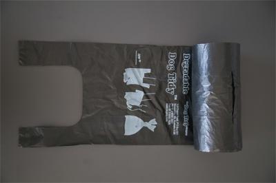Colored PE Biodegradable Garbage Bags , Plastic Rubbish Bags Customized Sized