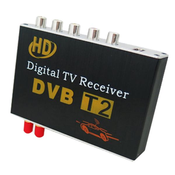 Display on car multimedia screen via AV input and controlled  DVB-T2 HD Receiver from our Digital TV box DVB-T2718