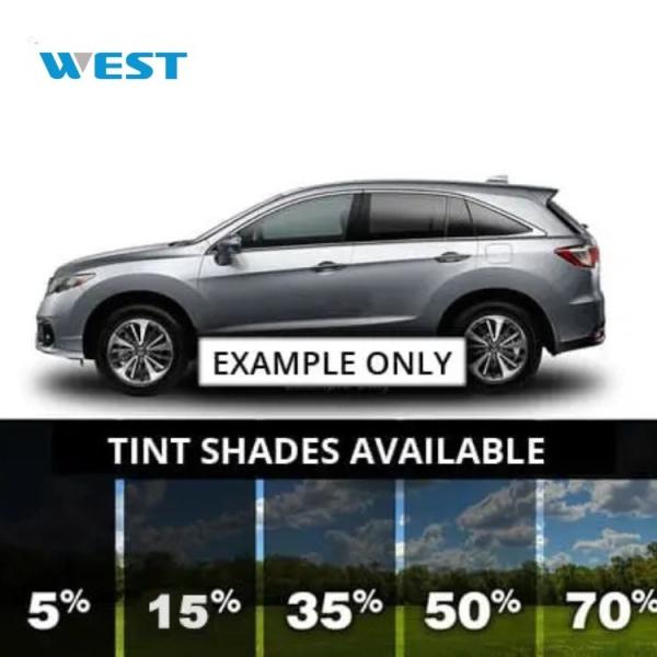 Vehículos Tinta de cerámica nano clara Negro exterior película de ventana de cerámica anti-UV