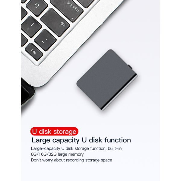 Portable Digital Voice Recorder Memory 4GB Mini Voice Activated Recorder