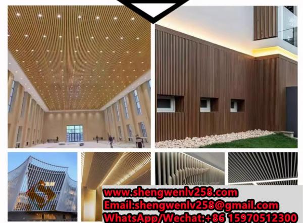 Powder Coating Metal Facade Board Aluminum Caved Panel for Exterior Wall