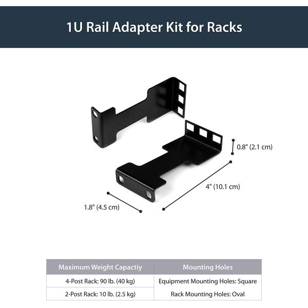 Серверная стойка глубина расширителя-4 дюйма около 10,2 см глубина встроенная стойка монтаж адаптерный комплект