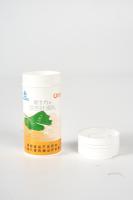Materiales de PE plástico vacío cápsula farmacéutica tableta botella de medicina con diseño de tapa de tapa