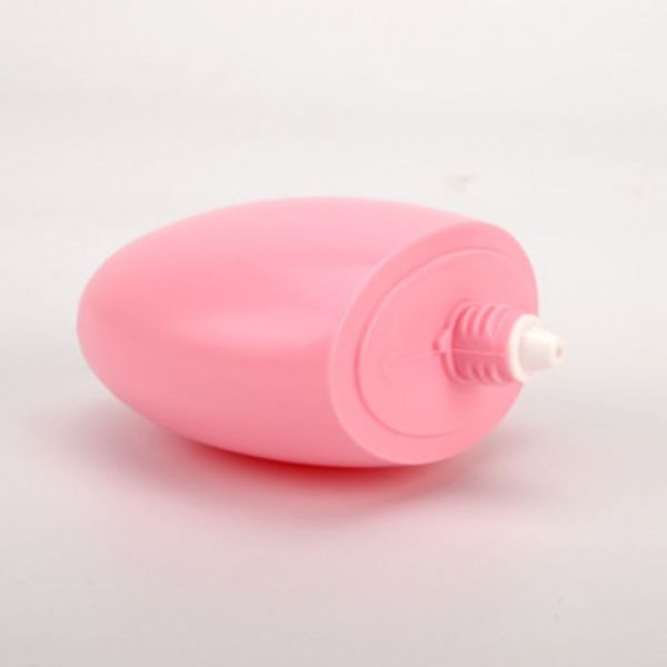 50ml Egg-Style Sunscreen Bottle with Detachable Gold Chain and Customizable Design for Cosmetic Packaging
