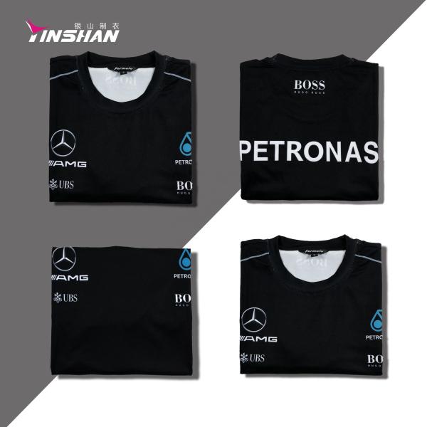 Custom Logo/Color Printed Jersey Men T-Shirt 2024 Design with Breathable Long Sleeves