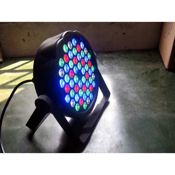 Plastic Body 54 PCS 1W LED Par Can Light Bulbs RGBW Sound Activated For TV Studios