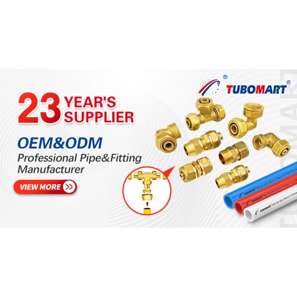 Компрессионные фитинги Pex трубы в системе подогрева подлога локтевые фитинги для Pex трубы ISO 9001/9002 сертифицирован