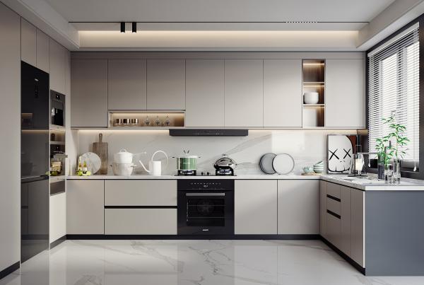 High-Quality Kitchen Furniture Wood Full Complete Custom Kitchen Cabinets Set