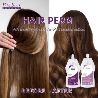 Brazilian Keratin Infused Hair Perm Cream Moisturizing Curling Cream Curl Defining Cream OEM Hair Dye Factory