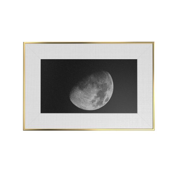 31.5 Inch Full Color E-Paper Signage WiFi Cloud App Ad Board Wood Grain Frame Wall Mount VESA Menu Display