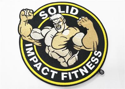 Large Size Sports Team Patches 100% Embroidery Cool Strong 3D Effect