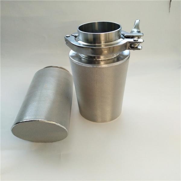 Pleated Sintered Wire Mesh Filter , 40 Micron Filter Mesh Customized 3-200um