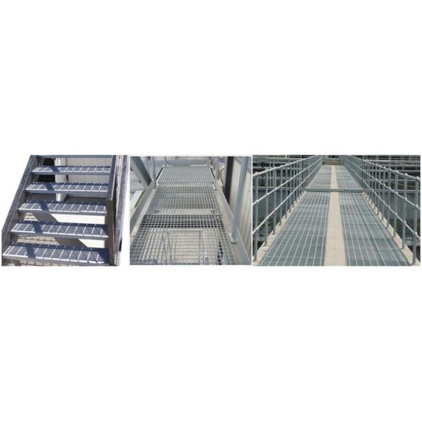 Metal Building Material Serrated Steel Grating Anti Slip Black Spray Paint
