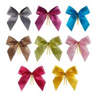 Bouclier à ruban brillant pour la fête, boîte cadeau auto-adhésif Bouclier pour la décoration de Noël
