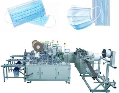 3 Layers Disposable Mask Making Machine , High Capacity Surgical Mask Making Machine