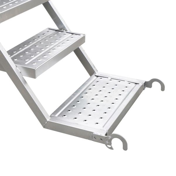 2026 Aluminium Scaffold Scaffolding Stair Ladder 2.4m/3m/3.6m/4.2m/4.8m/6m Scaffolding Straight Step Aluminium Single Ladder
