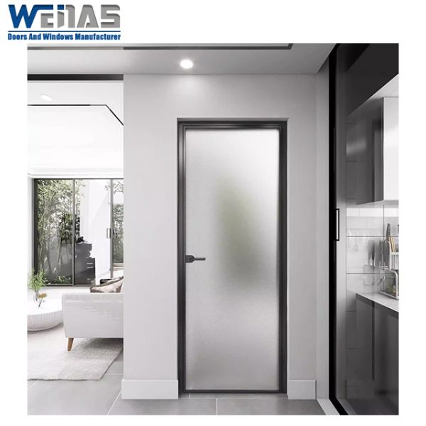 French Design Custom Bedroom Kitchen Interior Doors Glass Aluminum Casement Doors