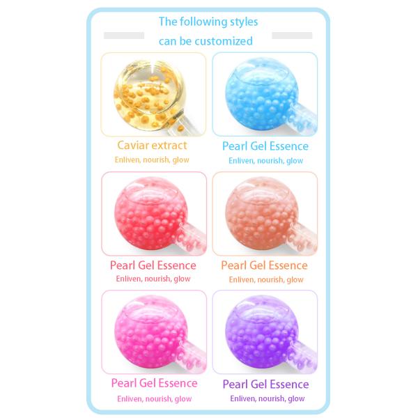 Experience the Refreshing Sensation of Cooling Globes and Roe Caviar Essence for Facial Massage