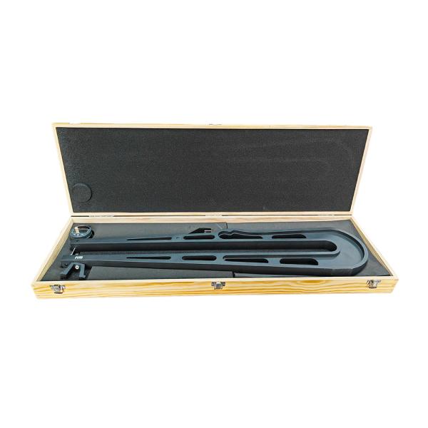 0-25.4mm/0-1 Digital Thickness Gauge for Paper / Film / Leather Measurement With 700mm Measuring Depth