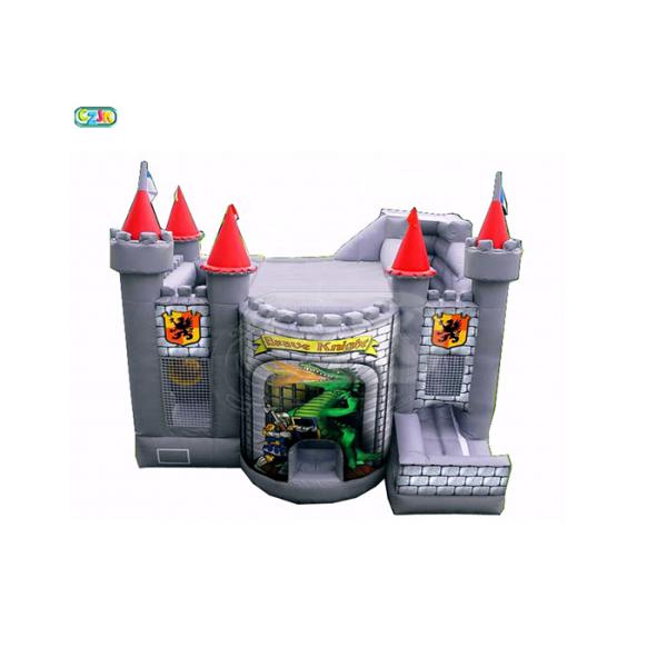 0.55mm Material PVC Adult Size Bounce House With Blower Maintenance Kit