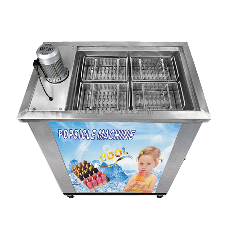 Stainless Steel Semi-auto and Automatic Quick Frozen Commercial Ice Lolly Popsicle Making Machine