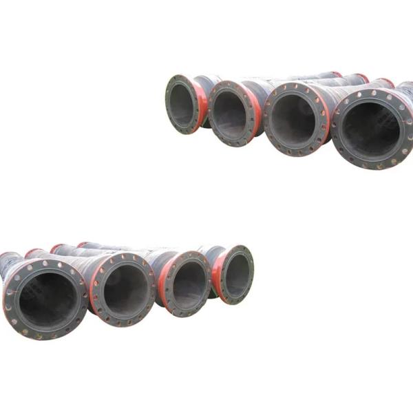 Marine Dredge Hose Rubber ISO9001 10-21 Bar 1.7-10 Meters