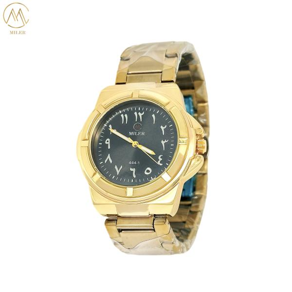 LOGO personalizado de aleación de bisel de cuarzo Reloj de pulsera tipo redondo