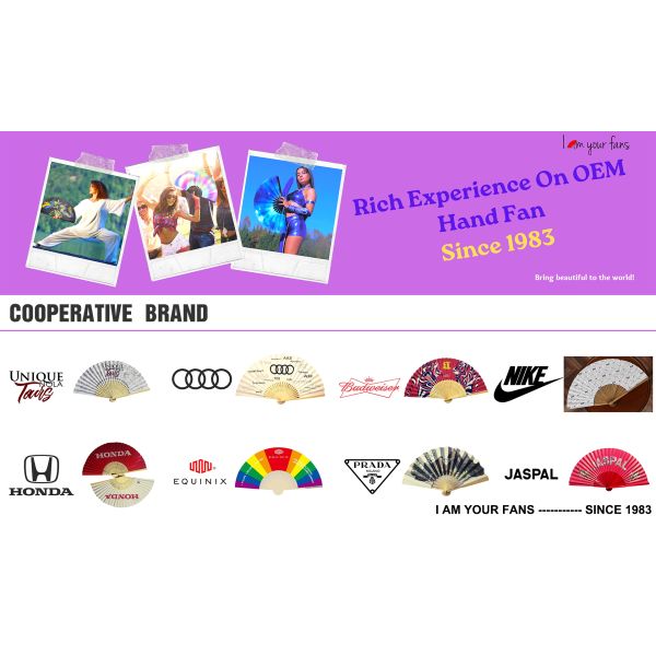 New Arrival Foldable Fan Dancing Clacking Rave Fan Boot on the Ground Clacking Hand Fans