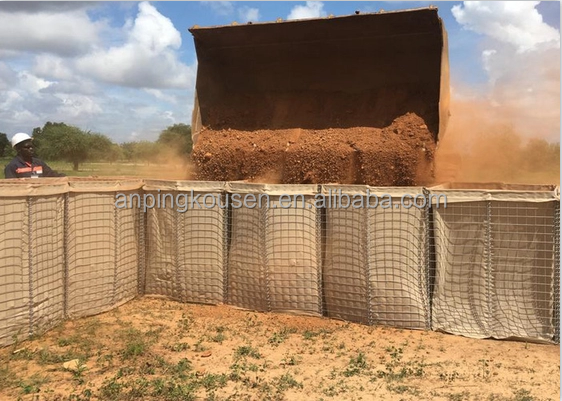 Шестиугольная цинковая пейзажная каменная клетка 200x100x50 сварная габионная корзина