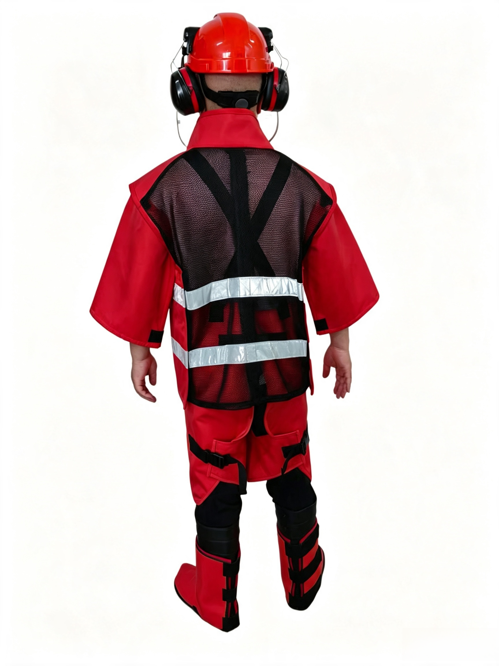 Split Style Offshore Coverall Breathable Mesh Heavy Duty Overall High Visibility