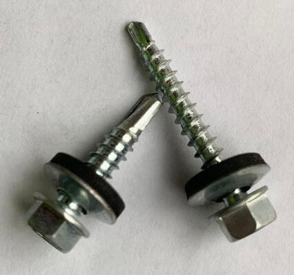 Hex Head Self Drilling Concrete Screws With Washer DIN7504 ASME B18.6.3