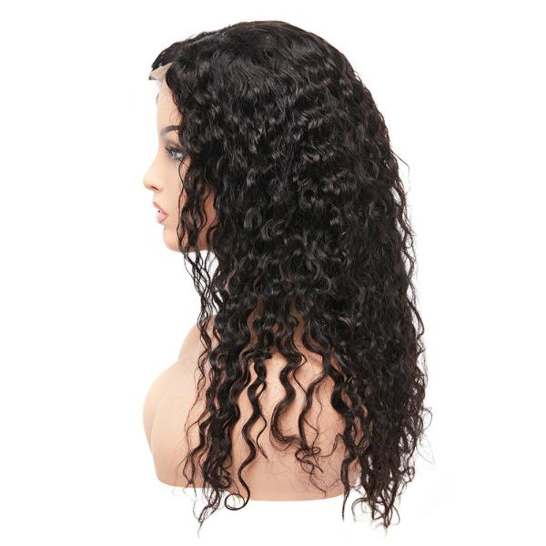 Wholesale Raw Natural Wave Human Hair Wig Bundles Human Hair 5*5 Transparent Closure Raw Hair Lace Front Wigs for Black Woman
